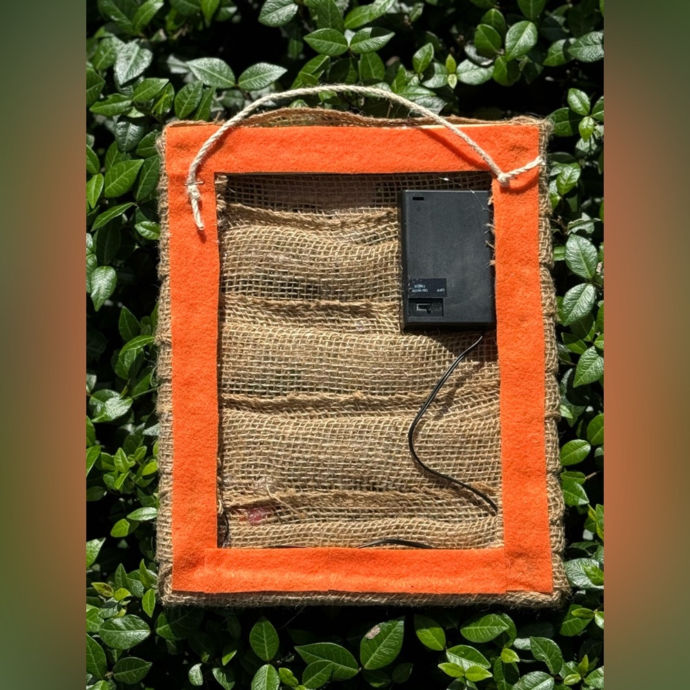 Light Up Handmade Halloween Wall Hanging Room Decor Battery Operated Spooky - Picture 2 of 3